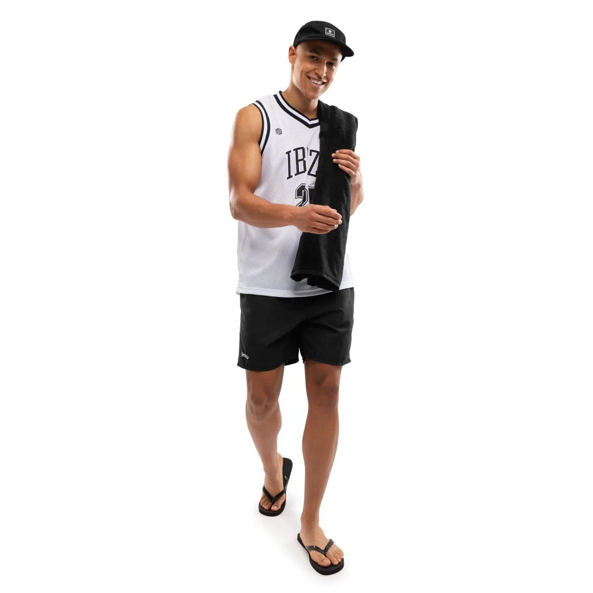 SIROKO Camiseta Baloncesto Ibiza Lifestyle IBZ Pedrera White Blanco