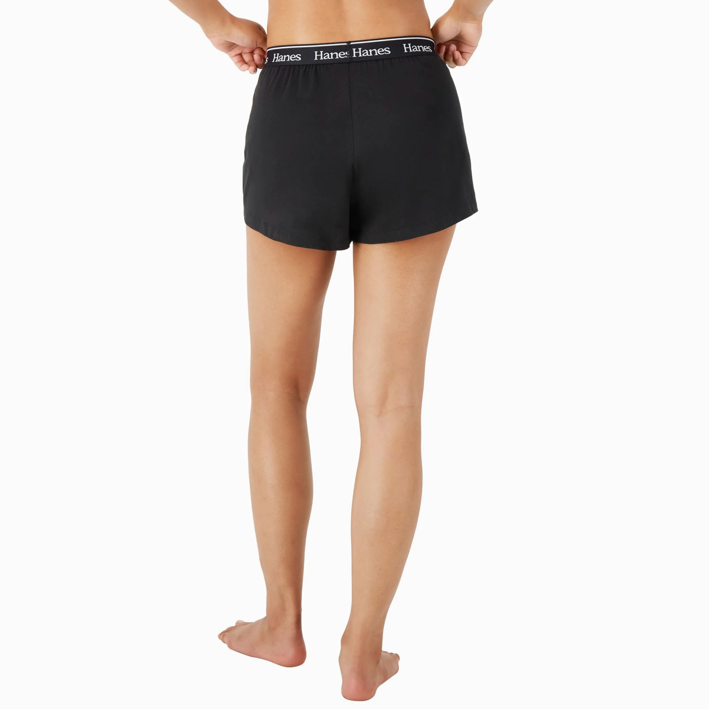 Hanes Originals - Pantalones Cortos de Dormir Supersuaves, Pantalones Cortos de Descanso, 3.25 Pulgadas, Paquete de 2 - Parte Inferior de Pijama Mujer