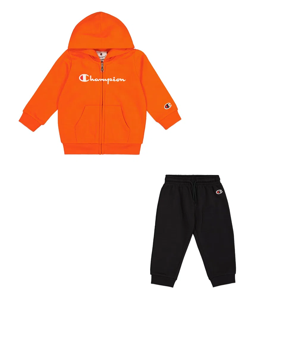 Champion Legacy Script Shop Td (306898) - Ultra-light Powerblend Fleece Hooded traje Niños (Pack de 1)
