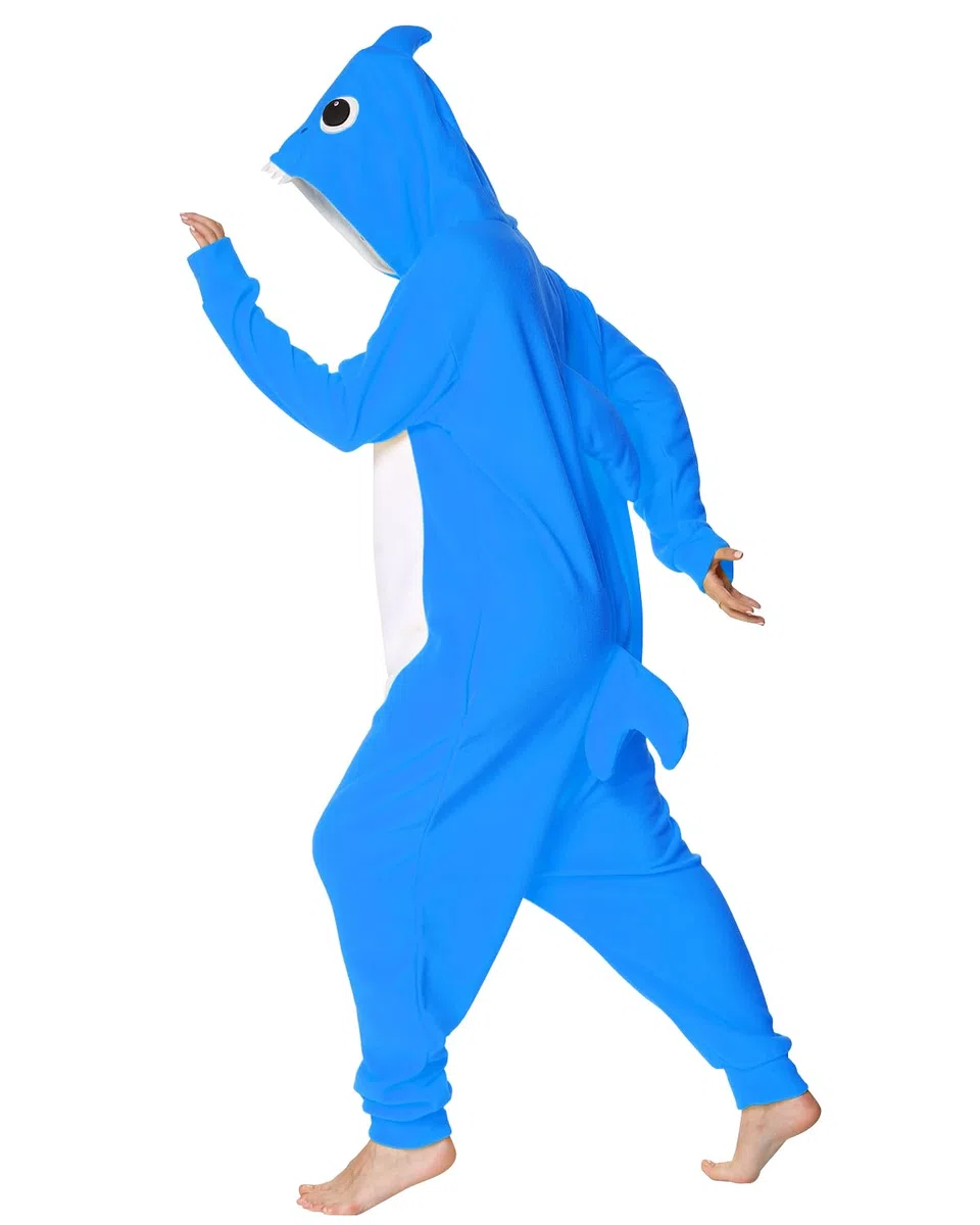 Adulto Tiburón Onesie Pijamas Halloween Animal Cosplay Costume Navidad Jumpsuit Sleepwear para Mujeres Hombres