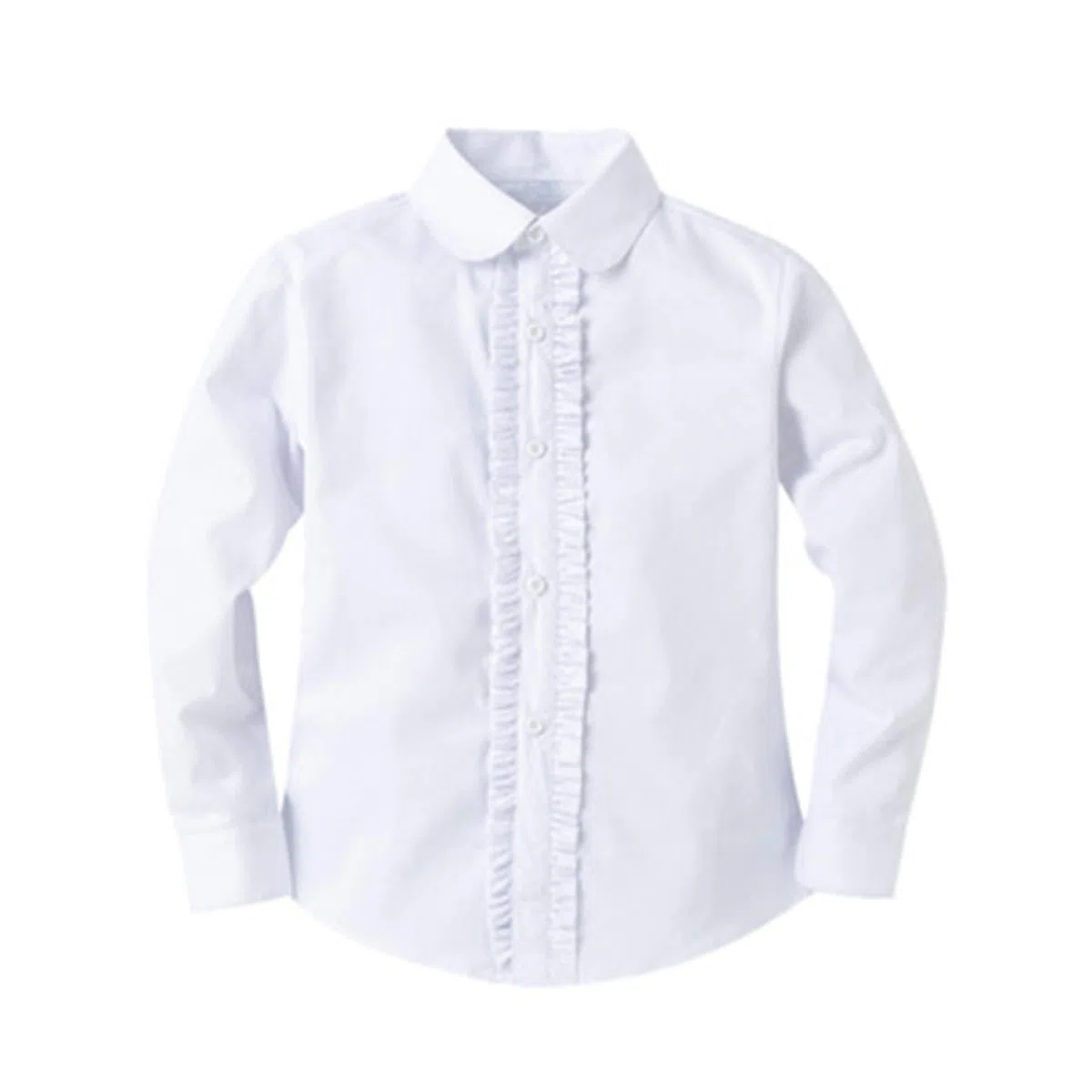 Bienzoe Niña Colegio Manga Larga Blanco Blusa