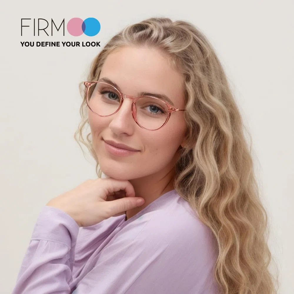 Firmoo Gafas para Ordenador Anti luz Azul,Evita la Fatiga Ojos, Gafas PC UV Luz Filtro Protección Azul Mujer Hombre para Antifatiga