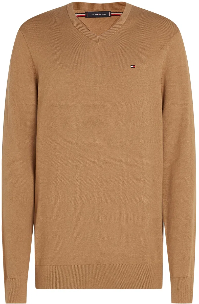 Tommy Hilfiger Jersey Hombre Essential Cotton con Cuello de Pico