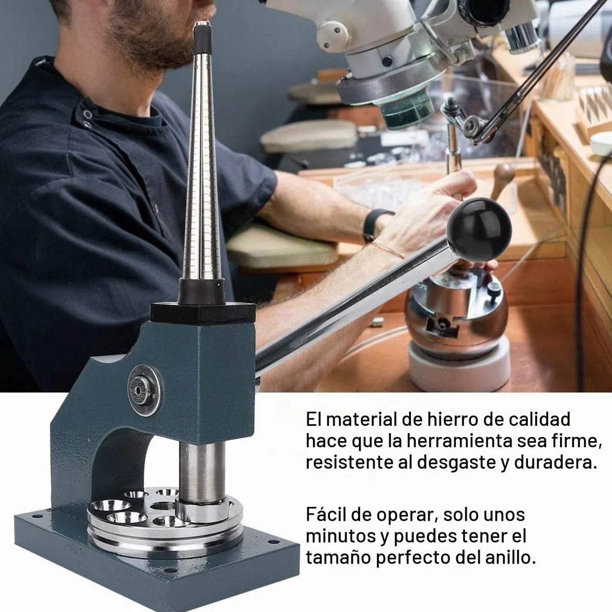 Ampliador Reductor Anillo Ajustable Joyería Accesorio Regulable para Dedo Talla Universal Sin Dañar Pieza