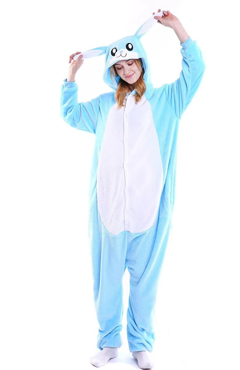 Pijamas Enteros Adulto Cosplay Ropa de Dormir Hombre Camisones Disfraces Carnaval Ropa Pijamas de Una Pieza Mujer