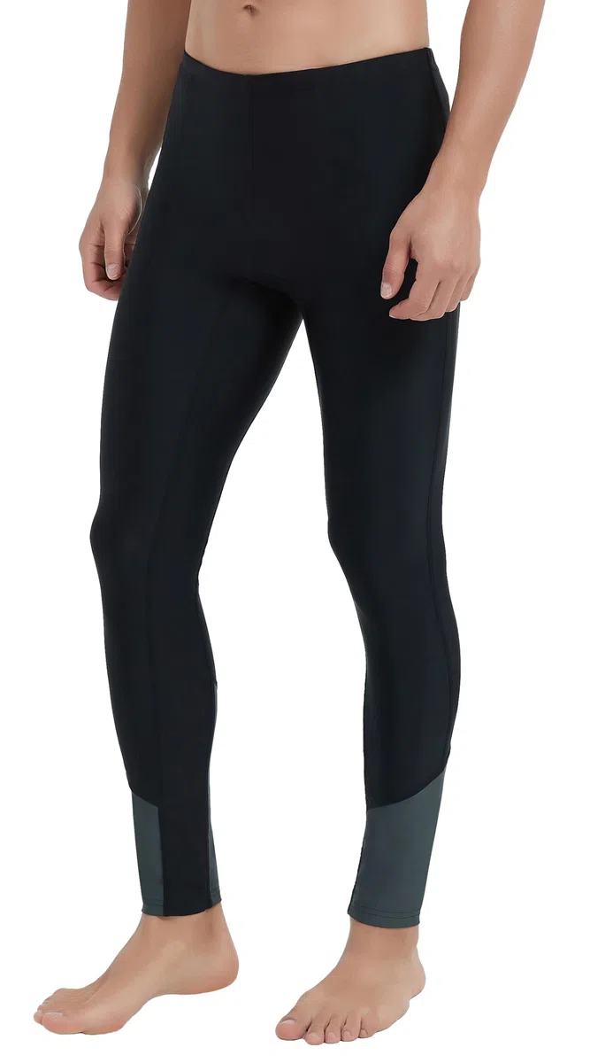 Ubestyle Leggings de natación con protección solar UPF 50+ para hombre, pantalones de natación, pantalones de playa, protección solar