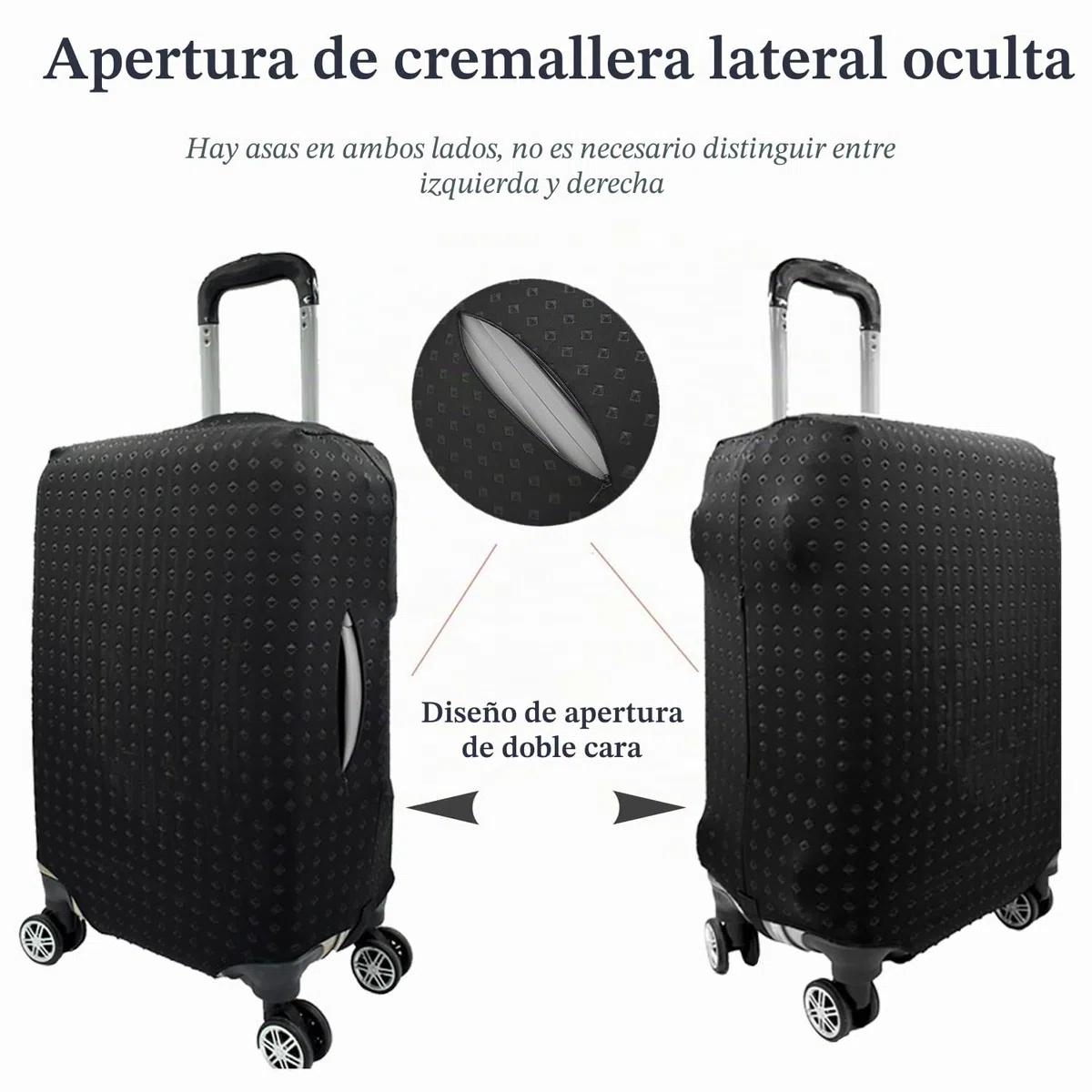Fundas Protectoras para Maletas – Equipaje elástico Spandex Maleta Funda Protectora Lavable Cubierta de Equipaje S/M/L/XL