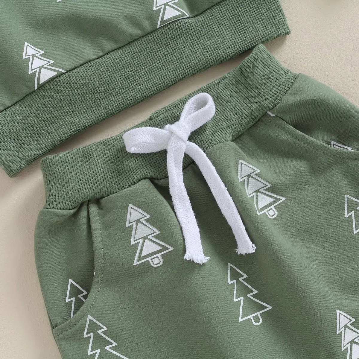 Hnyenmcko Traje de Navidad para bebé niño, sudadera de manga larga con cuello redondo y pantalones de invierno para niños pequeños