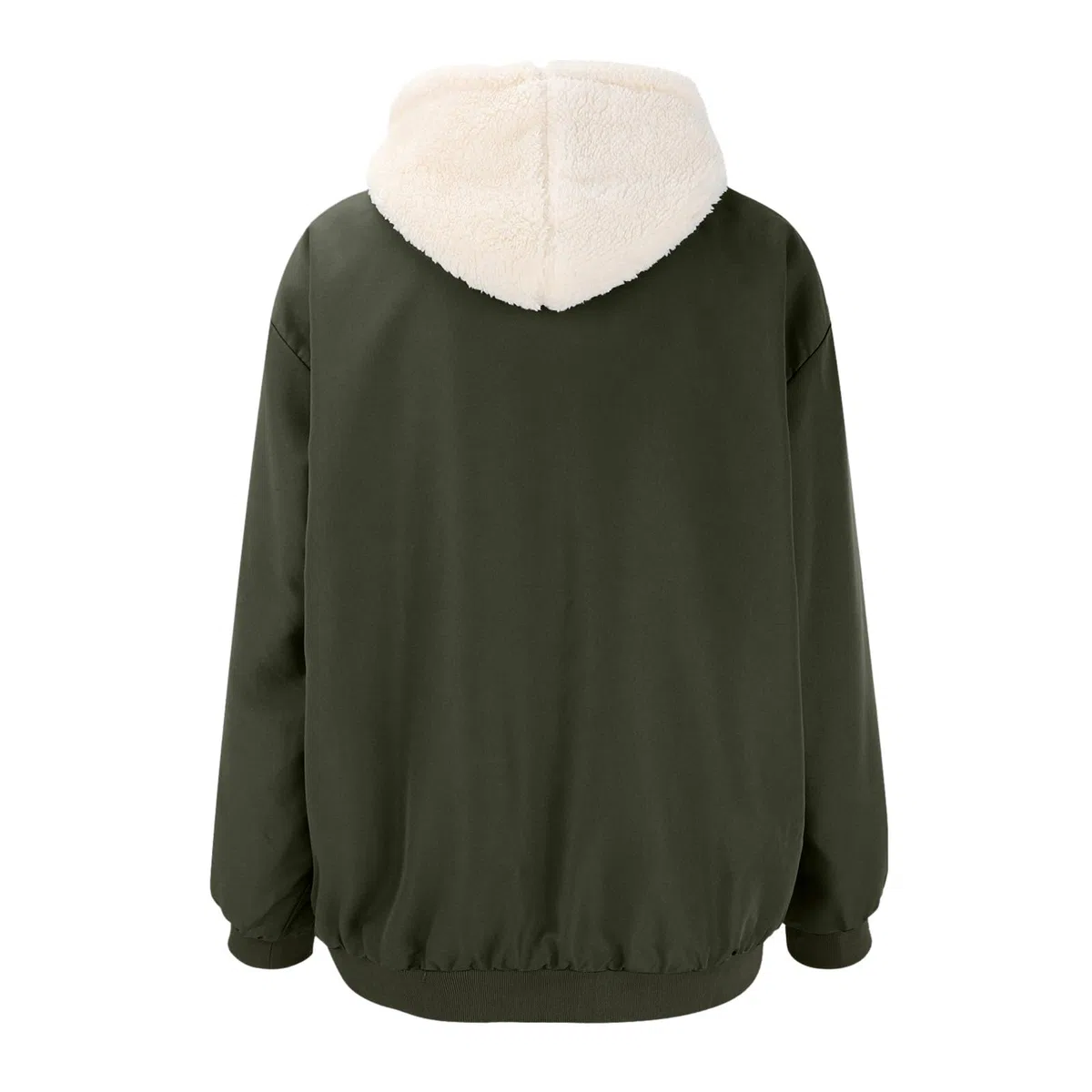 Genérico Abrigos De Invierno Para Mujer Chaqueta Con Capucha De Piel Sintética Cálido Acolchada Cortavientos Con Bolsillos Parkas Impermeable Termica Ropa Para El Frio Extremo