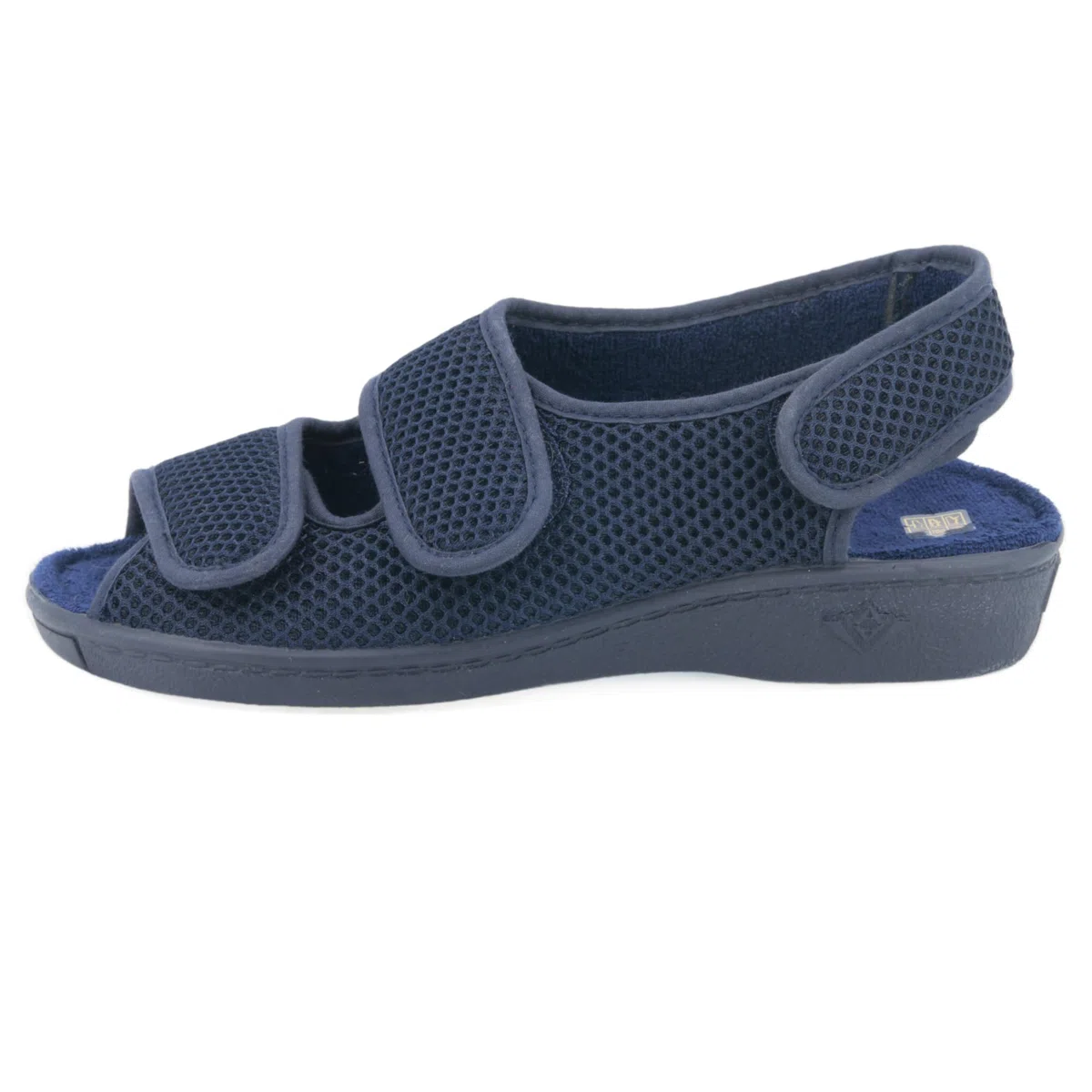 JOMIX Zapatillas Casa Mujer Abiertas Fabricas en España Pantuflas para Pies Delicados con 3 Bandas Ajustables