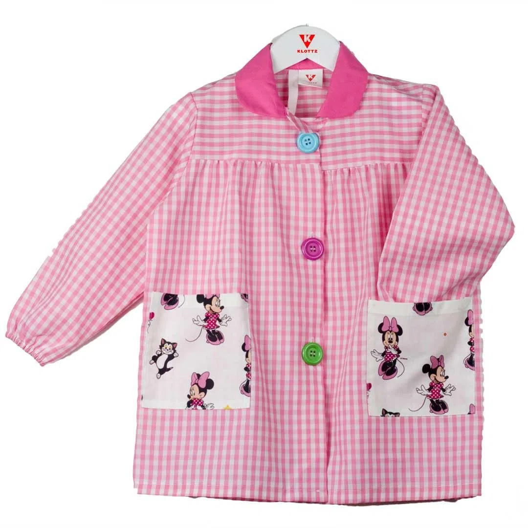 BABY MINNIE GUARDERIA BATA ESCOLAR Niñas