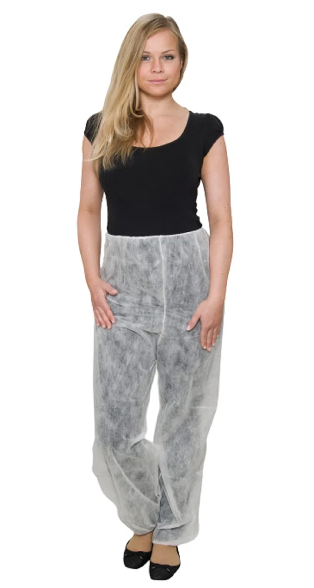 10 pieza – Pantalón – – Desechable de pantalón – blanco – tamaño XL/XXL, color blanco