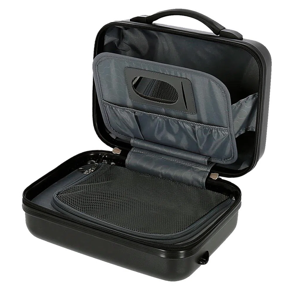 Roll Road Camboya Neceseres de viaje Negro 29x21x15 cms Rígido ABS 9,14L 0,63 kgs
