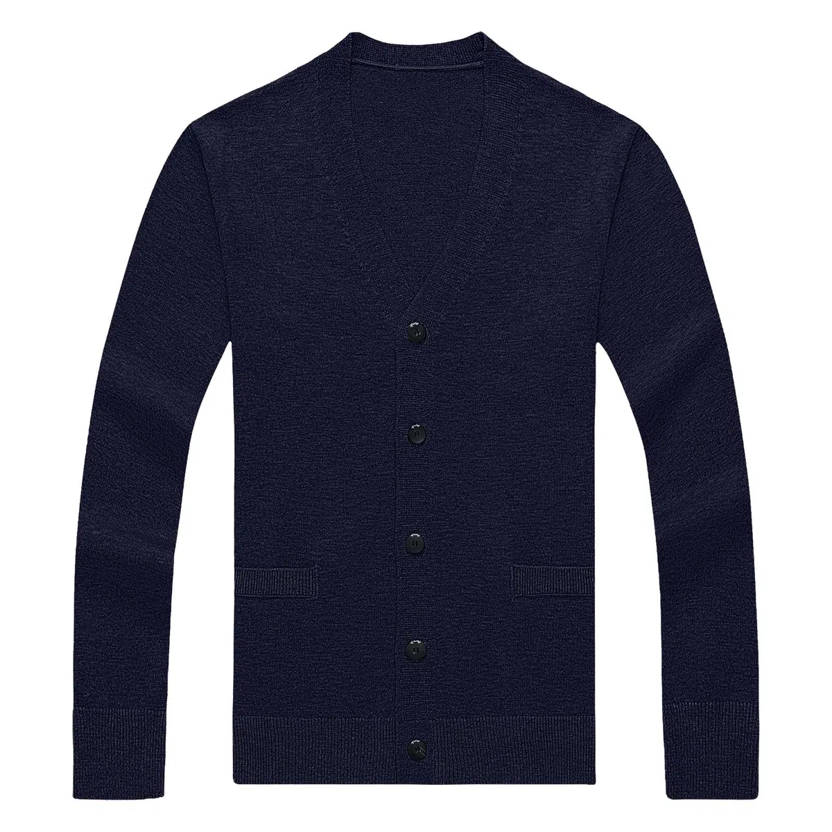 Cardigan Hombre Botones, Jersey Hombre Invierno Mangas Largas con Botones Y Solapa Cálido Chaqueta De Punto Informal Bloques De Color Suave Y Cómodo para Otoño E Invierno