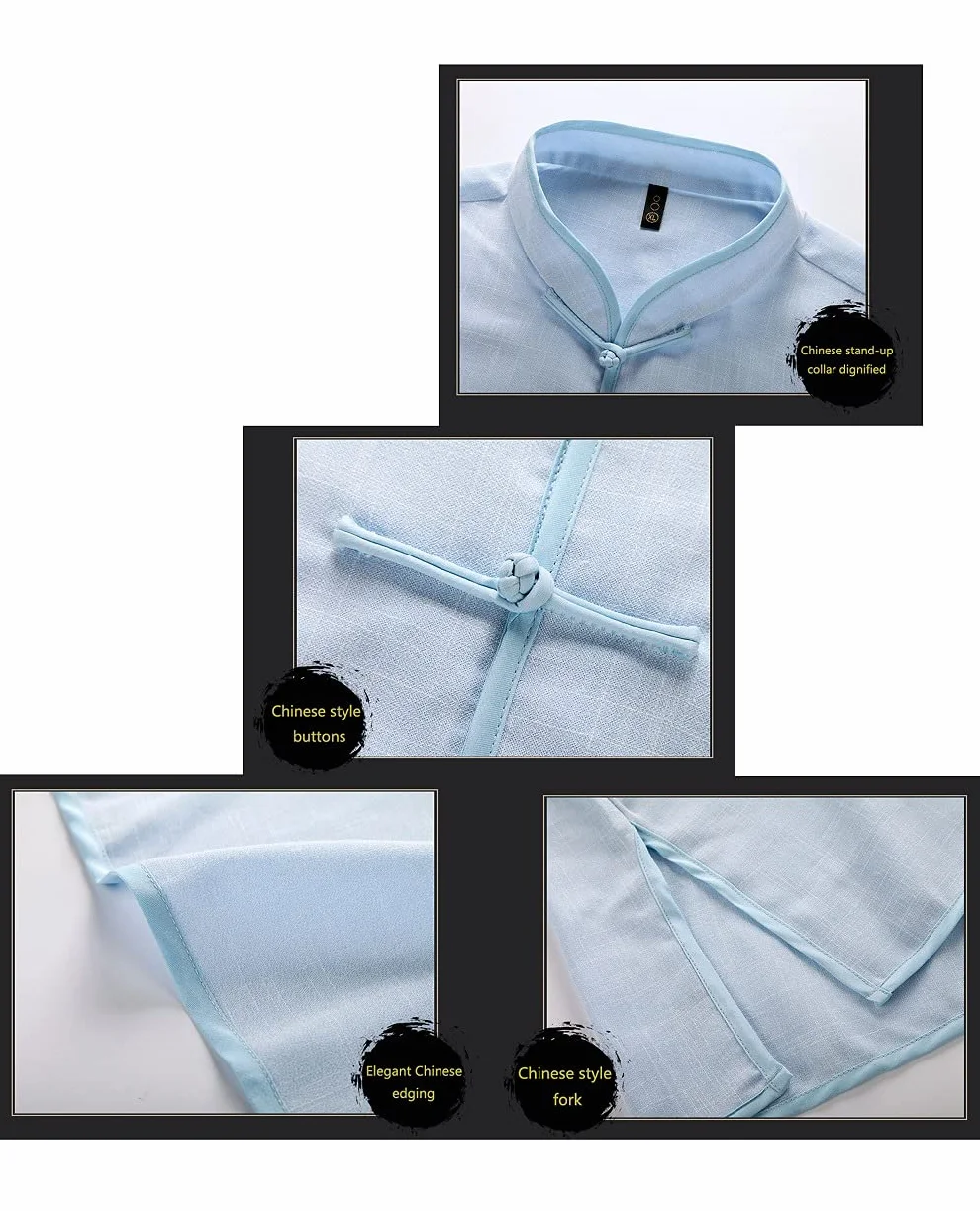 FUYUFU Algodón y Lino Traje de Tai Chi Unisex Ropa de Artes Marciales Kung-fu Disfraz para Hombre y Mujer (un Conjunto) (Rosa, M)