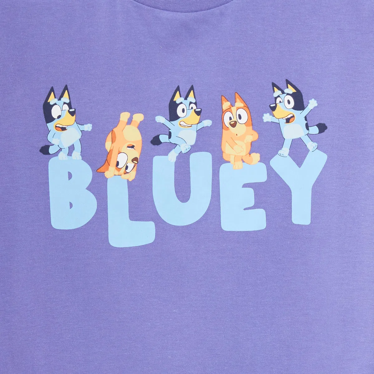 Bluey Paquete de 3 camisetas para niñas, paquete múltiple, camisetas 100% algodón para cachorros de bingo
