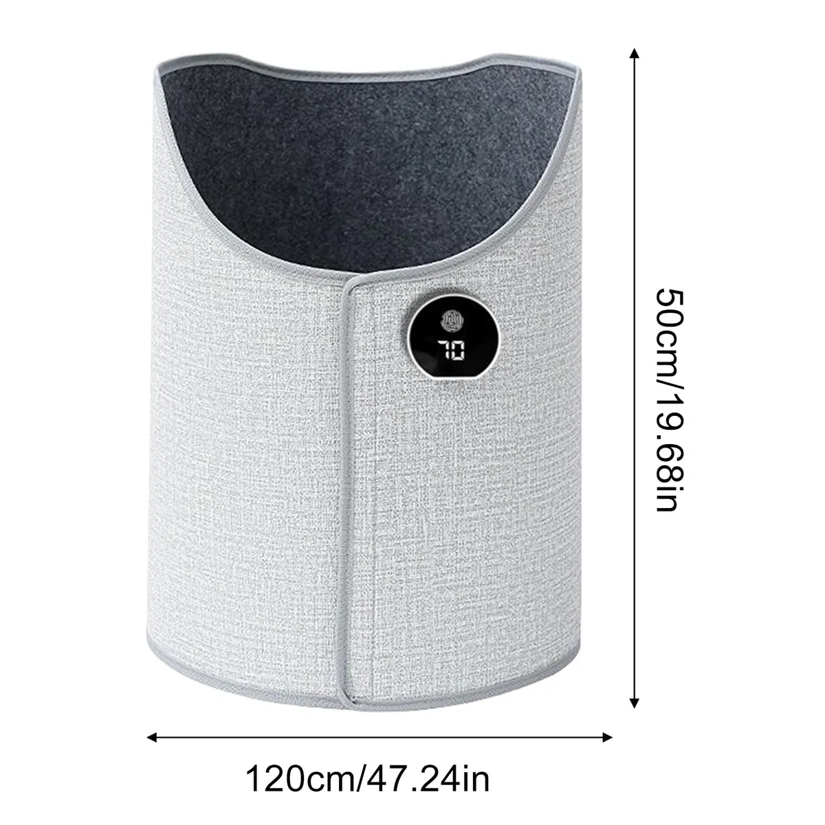 Calentador De Piernas Bajo Escritorio,Envoltura Ajustable De 5 Niveles - Calentador De Ambiente Plegable - Para Viaje Espacio Interior Habitación Descanso Camping Hogar Tienda Dormitorio