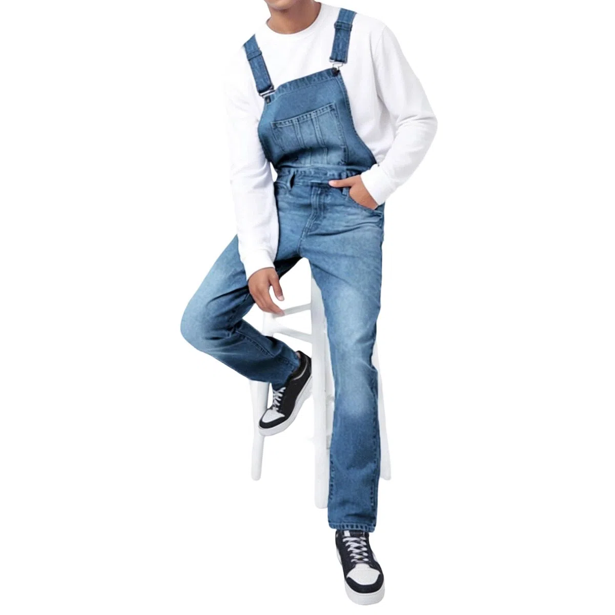 Peto de algodón para hombre, pantalones cortos transpirables y cómodos, resistentes, holgados, con bolsillos, para uso diario