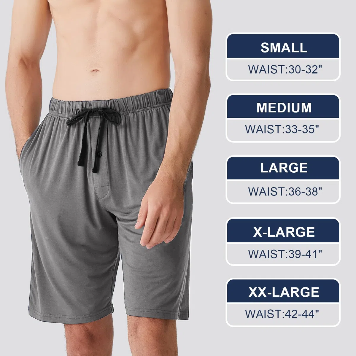Bamboo Cool Pajama Bottoms Pantalones de Pijama (Pack de 2) Hombres