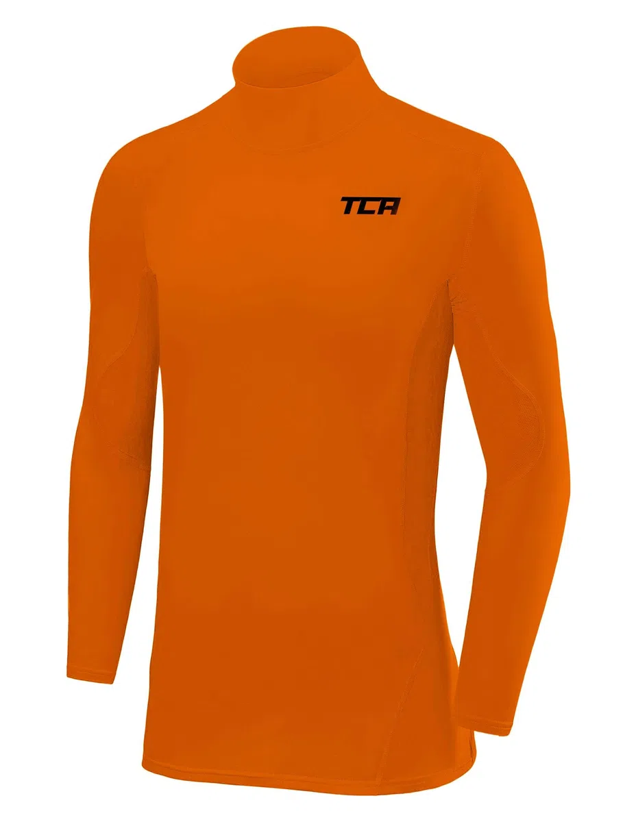 TCA Hombre Y Niños Top Interior Térmico Da Manga Larga SuperThermal Compression Base Layer Cuello Alto