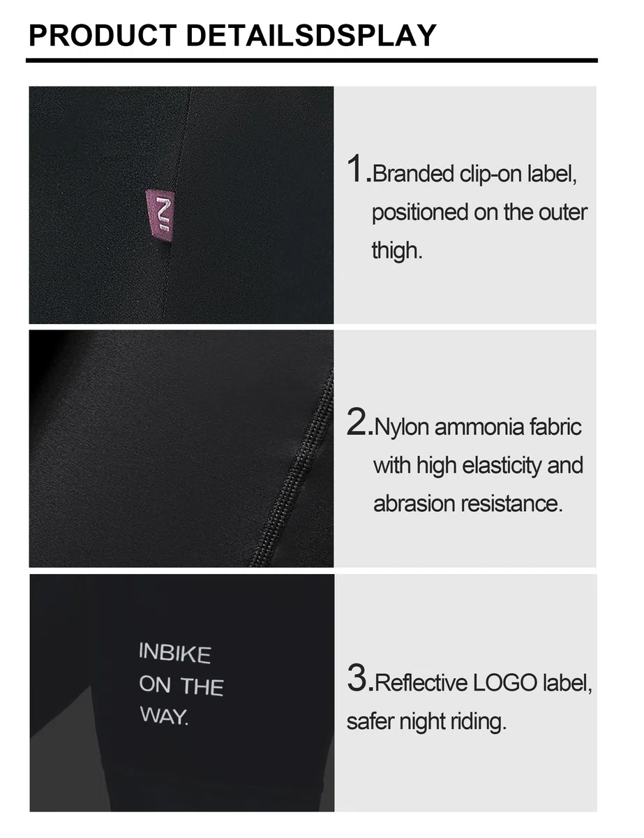 INBIKE Pantalones Ciclismo Mujer Largos Culote Bicicleta Entretiempo Ligeros Montaña MTB Transpirable