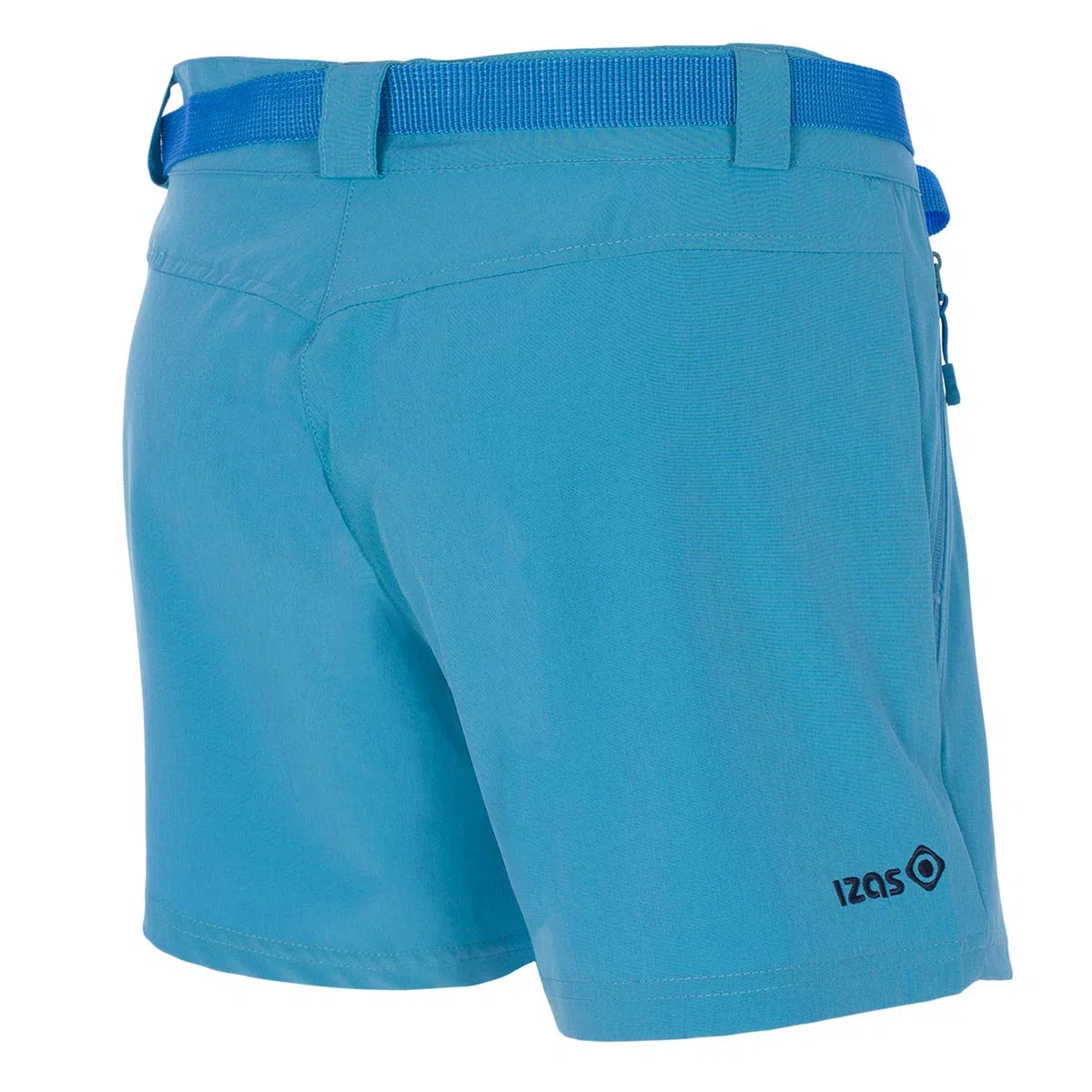 Izas Nagela II Pantalón Corto Trekking y Senderismo para Mujer. Tejido Mount-Stretch Repelente al Agua, Transpirable y Elástico. Rápido Secado. Incluye Cinturón. Regular Fit
