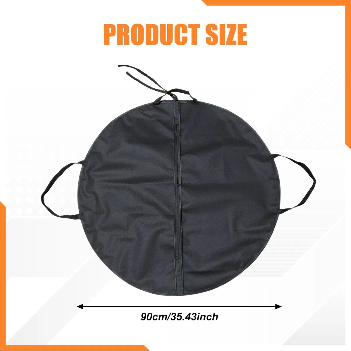 F Fityle Bolsa para Ropa Negra, Versátil y Resistente, Funda para Trajes de Danza con 2 Correas, Bolso Portátil para Organizar Faldas de Tutú y Bailarinas