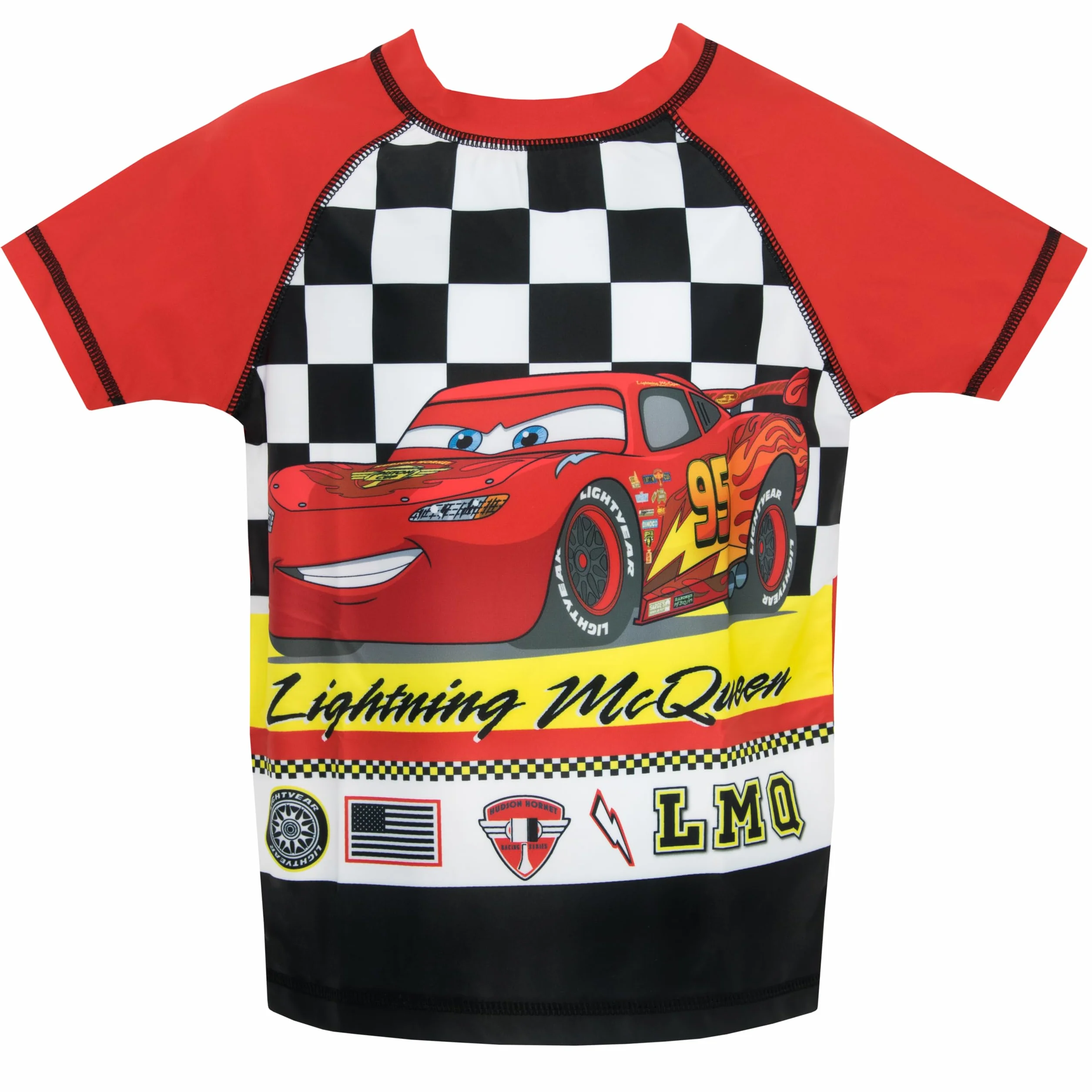 Disney Bañador de Dos Piezas para niño Cars Lightning Mcqueen