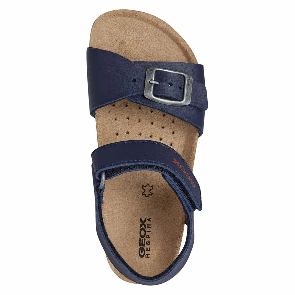 Geox Ghita Boy Sandalias Chicos Azul/Amarillo Sandalias Shoes