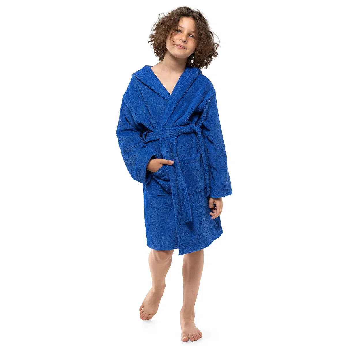 Twinzen Bata Niño y Niña Adolescente con Capucha, 100% Oeko Tex, Bata Niño Invierno Adolescente - Tejido Esponja Batin Niño y Niña de Baño Ultra Suave y Absorbente