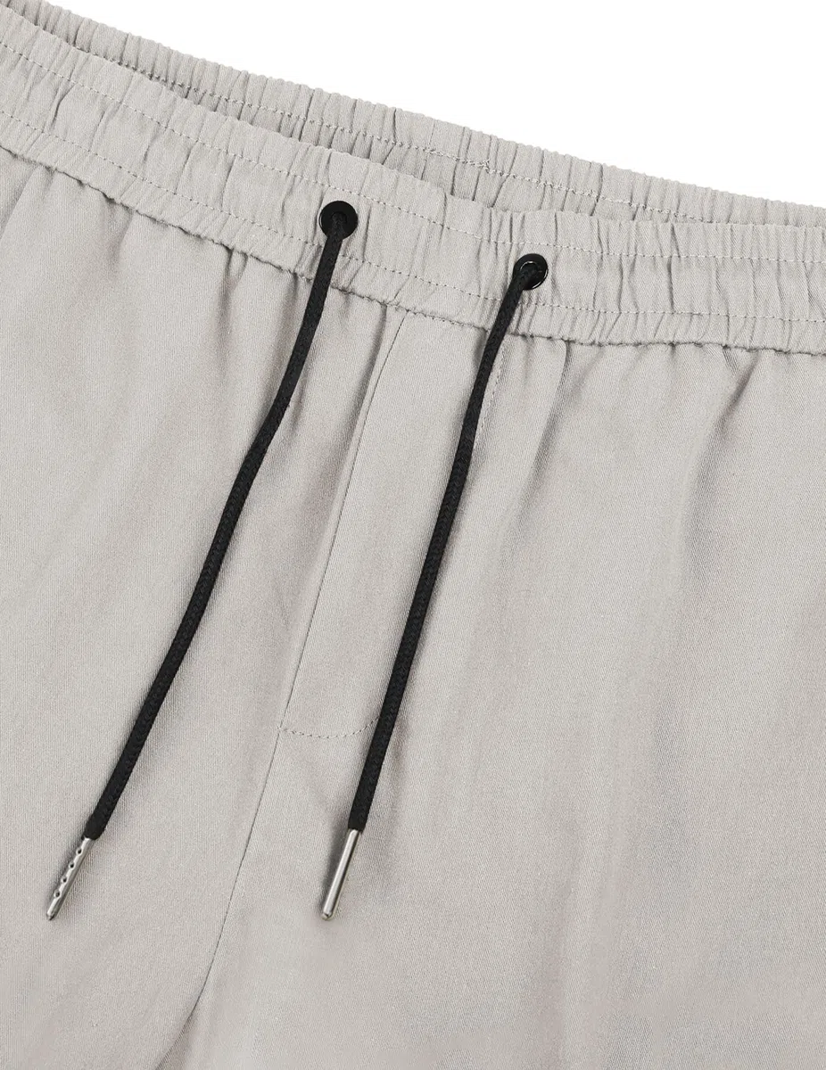TARAINYA Pantalón Corto Hombre de Algodón Suave con Cordon Ajustable y Bolsillos