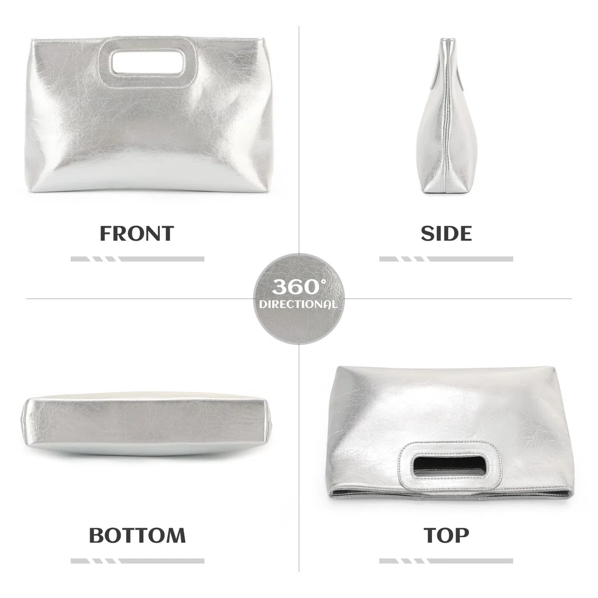 PU Bolso De Mano De Para Mujer Bolso De Formal Elegante Bolso De Mano Bolsos