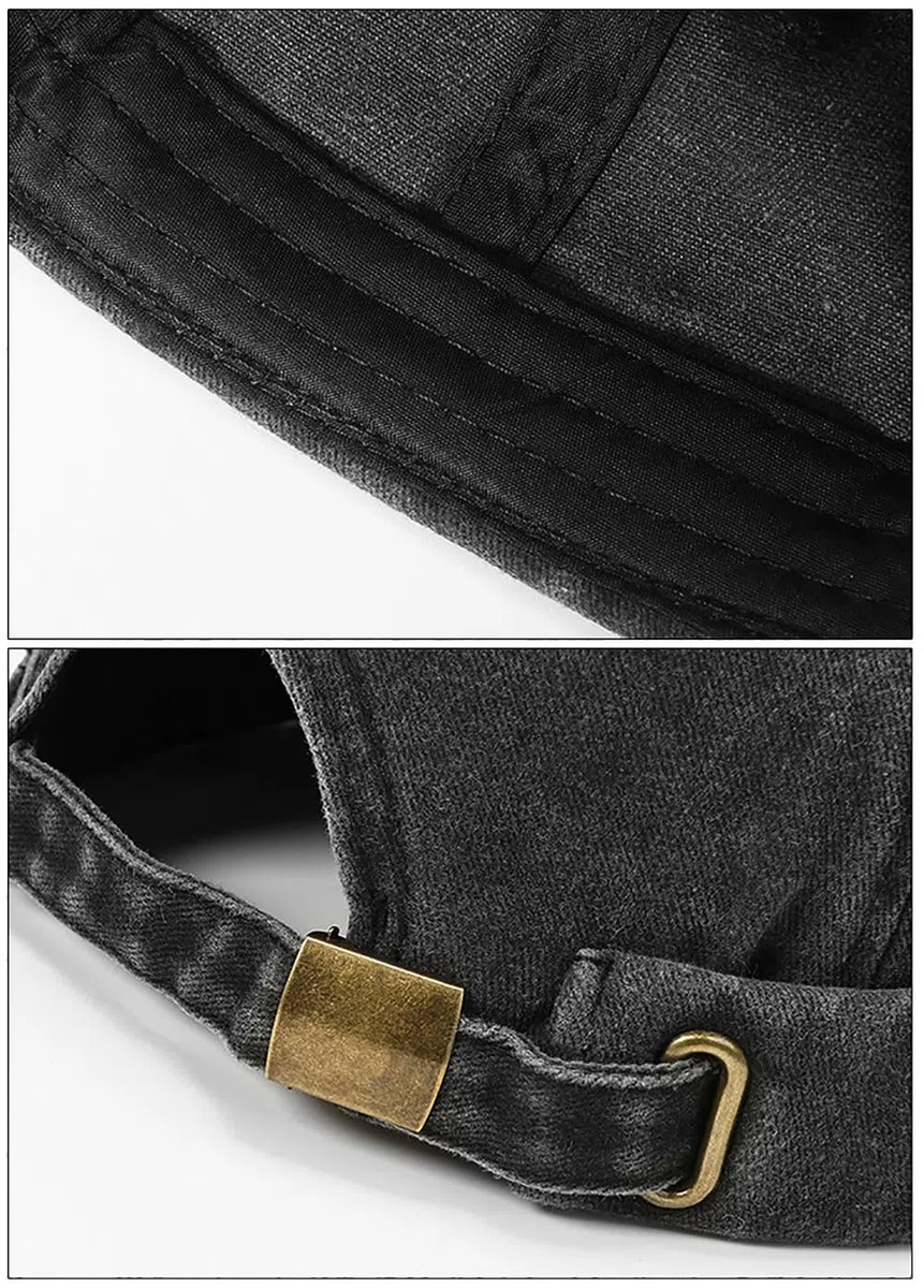 Initlove Docker - Gorro de marinero para hombre, estilo vintage, sin ala