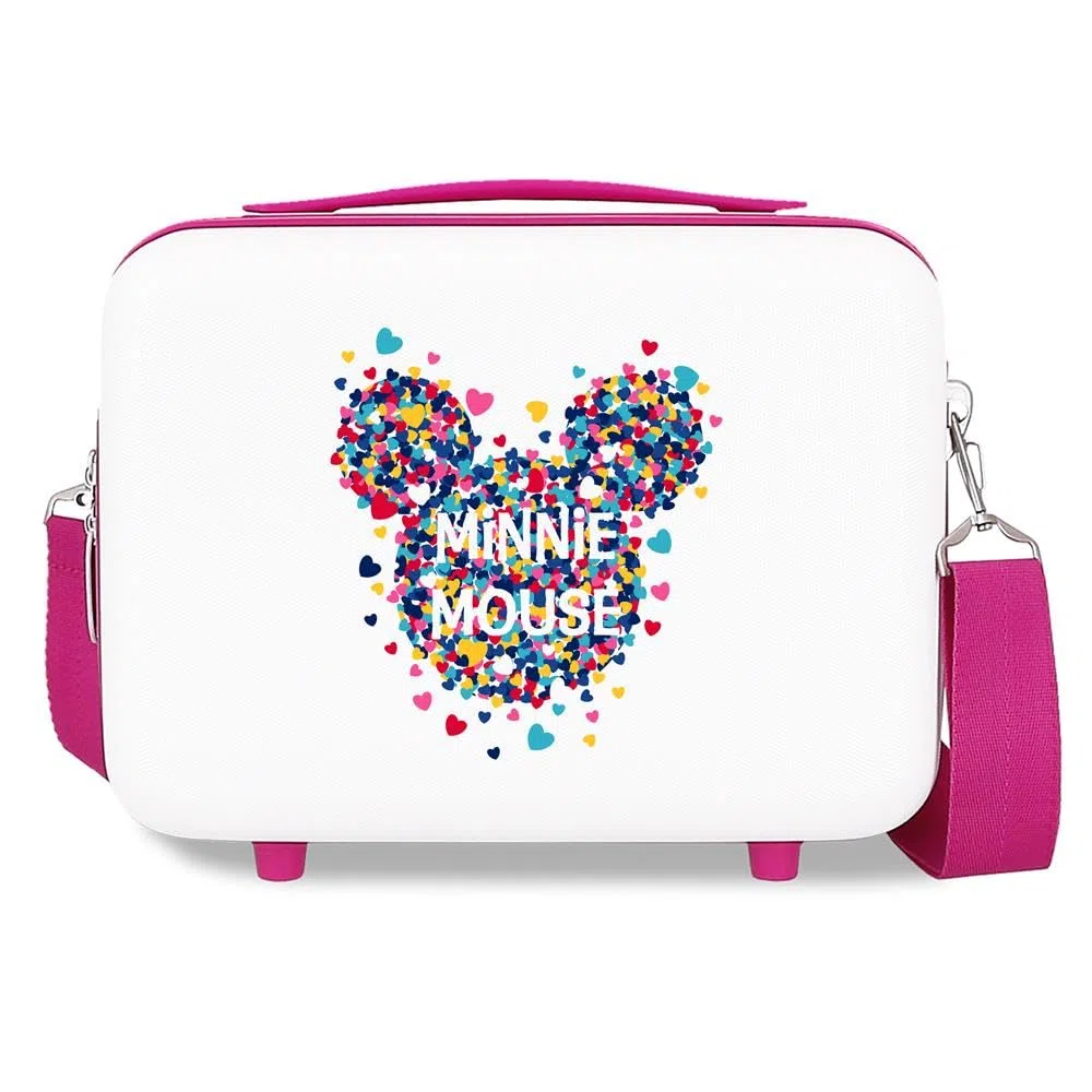 Disney, Minnie Magic Nececer Adaptable Blanco 29x21x15 cms ABS