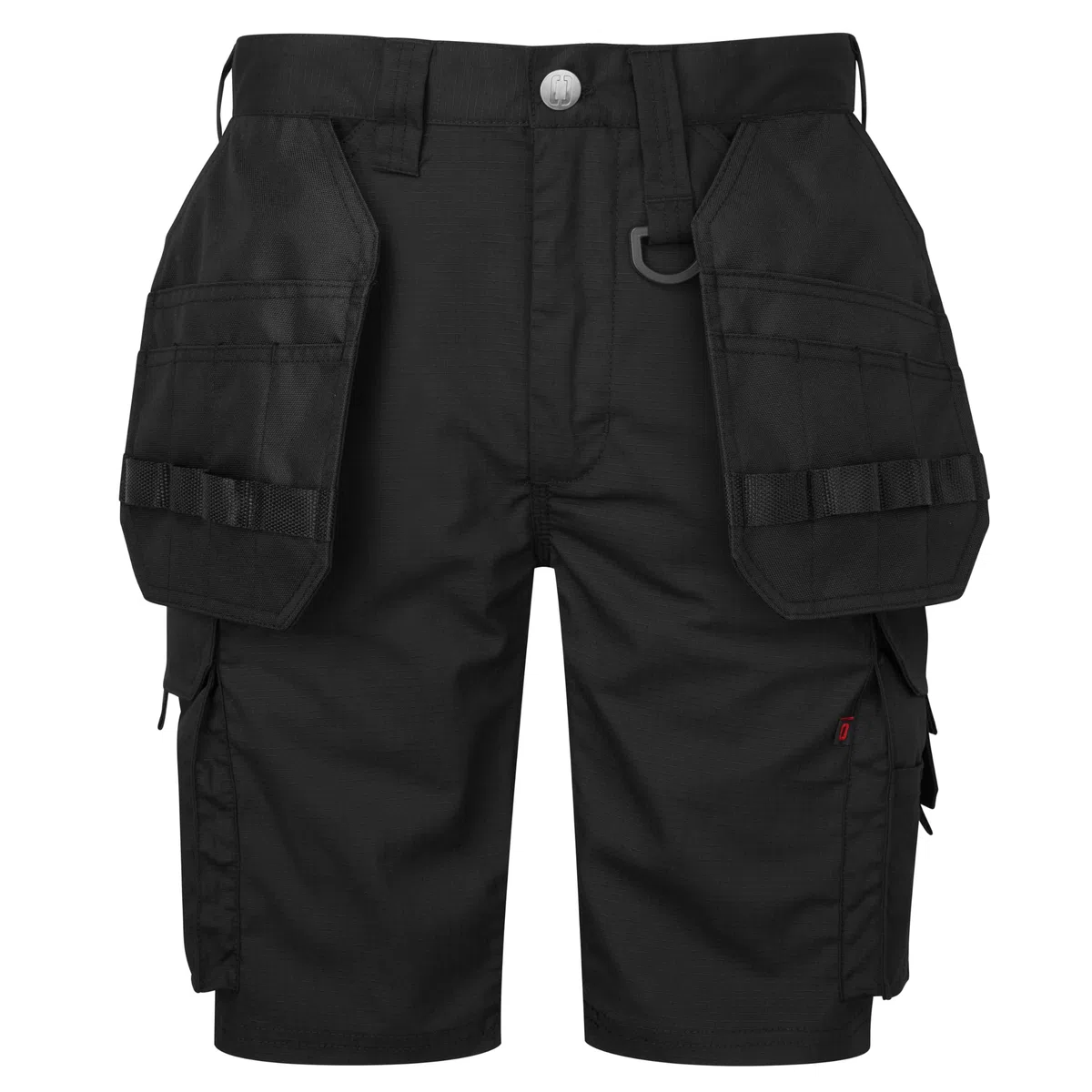 Pantalón Corto De Trabajo para Hombre - Slim Fit - Pantalón Cargo De Trabajo Tejido Ripstop Elástico Multibolsillos Cordura Cremallera YKK - Bevel Pro
