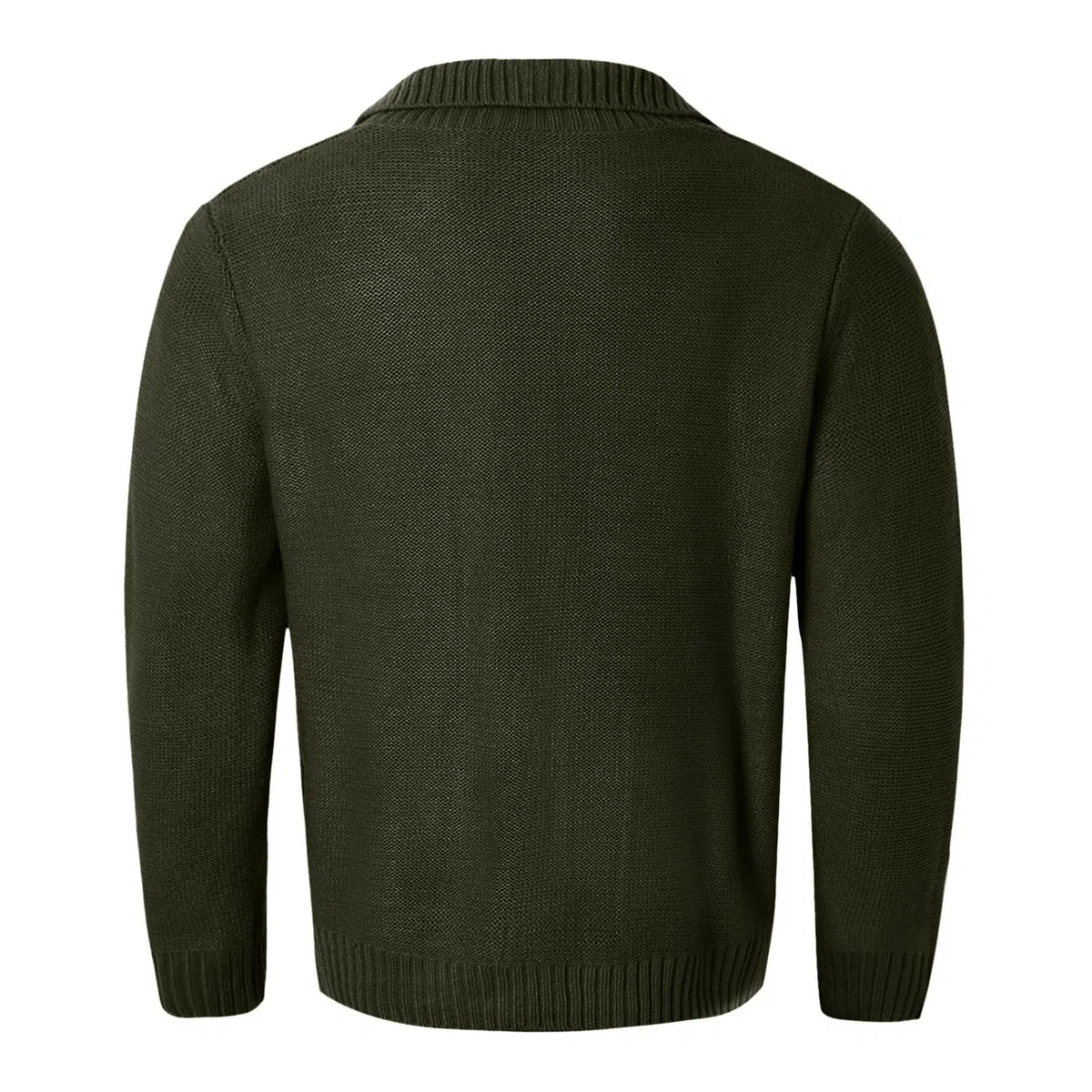 Jersey Hombre Cardigan, Chaqueta Punto Botones Hombre Mangas Largas con Botones Y Solapa Cálido Chaqueta De Punto Informal Bloques De Color Suave Y Cómodo para La Moda Diaria Y Comodidad