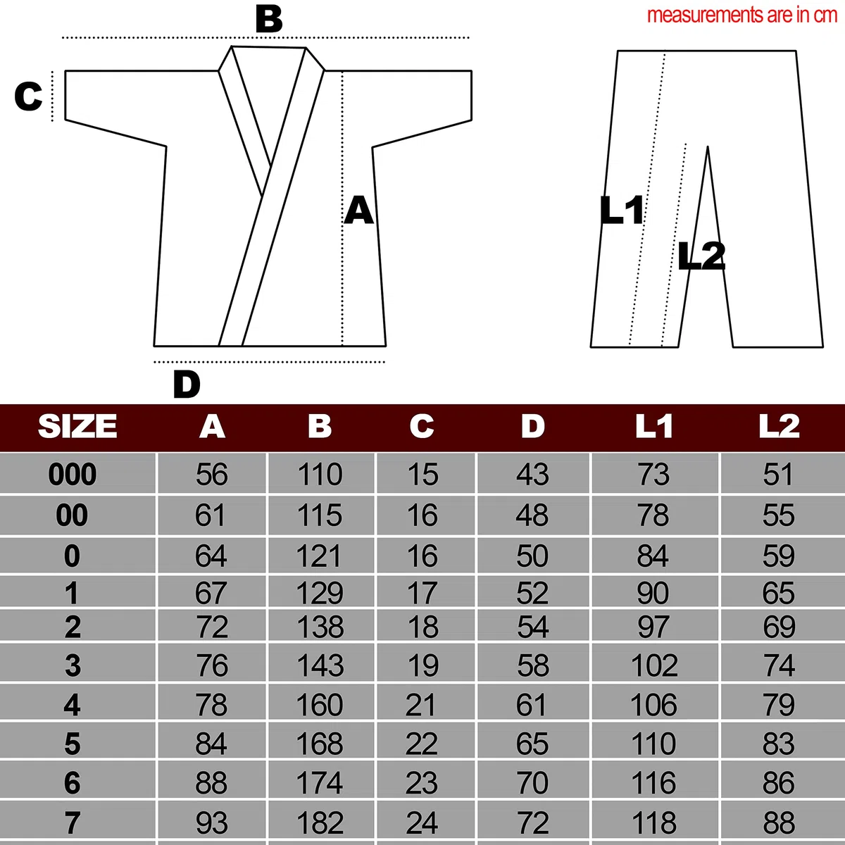 Uniforme de algodón Karate Gi, de Senshi, para estudiantes de karate y artes marciales, con cinturón