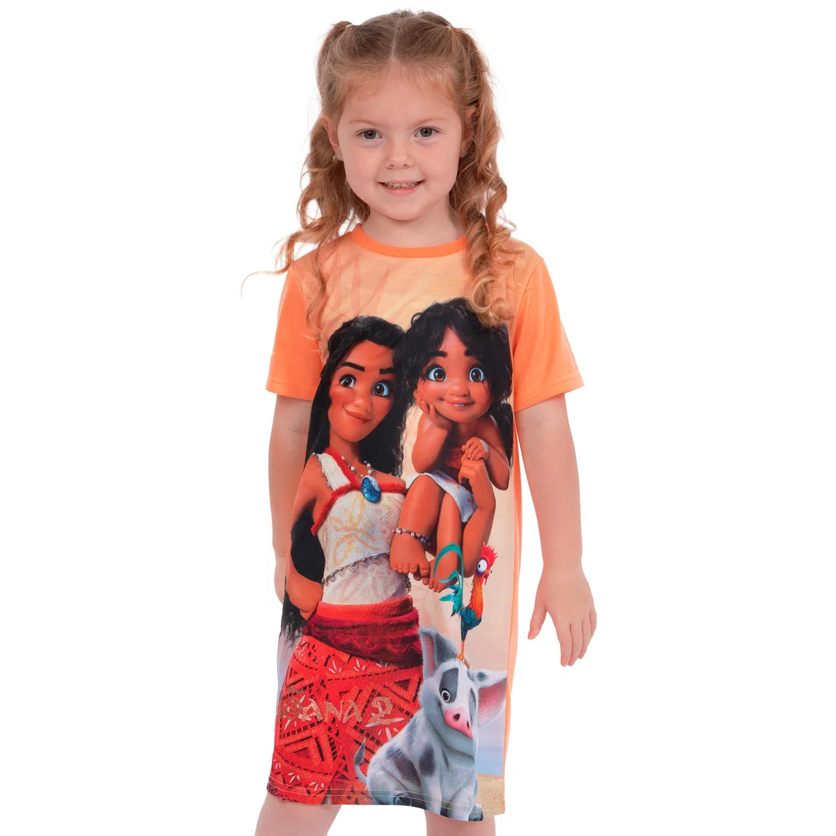 Disney Pijama Niña Moana | Camisón Niña Vaiana 2 | Pijama | Camisones