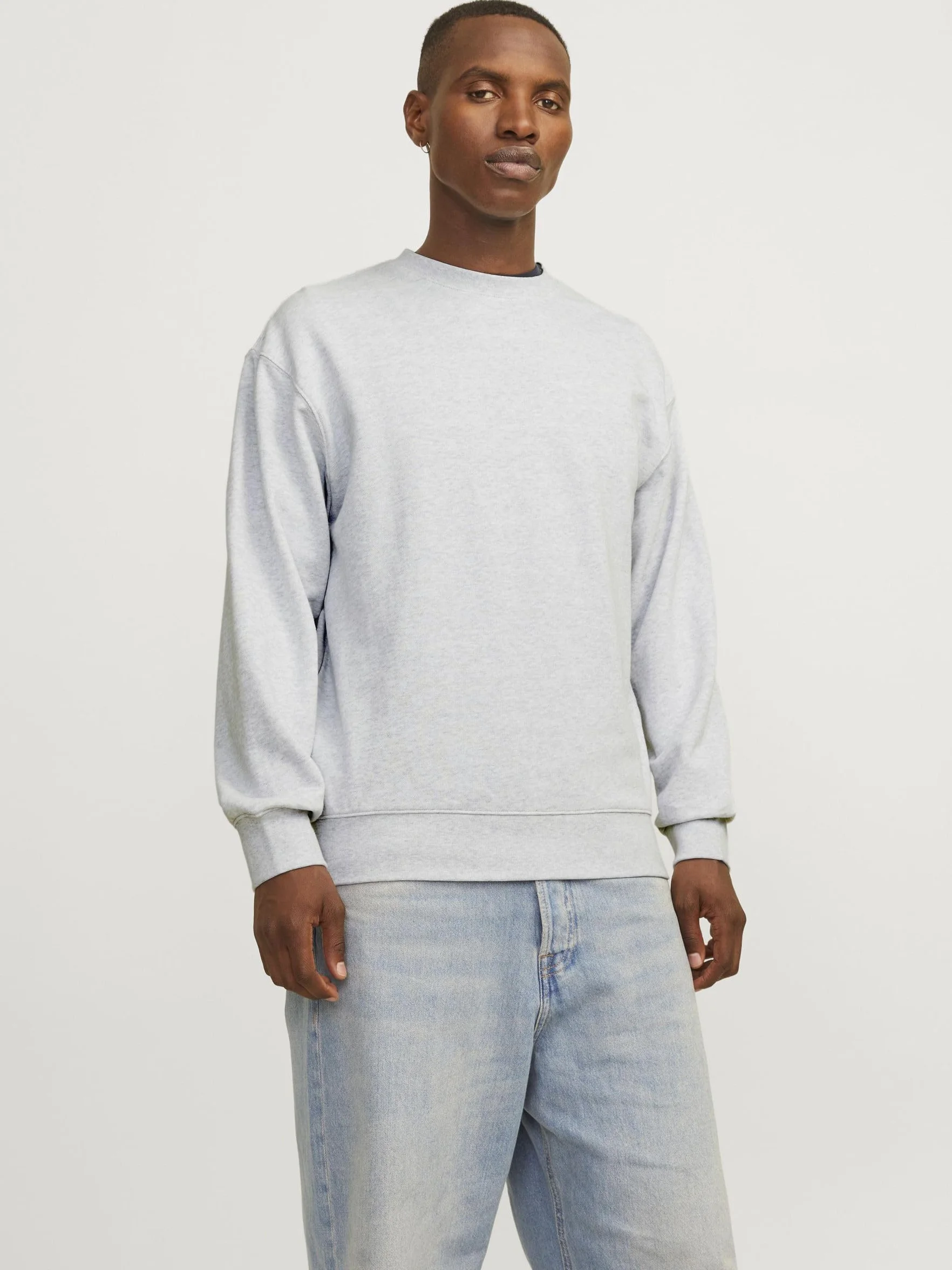 JACK & JONES Men's Jjebasic Sweat Crew Neck Noos Sweatshirt