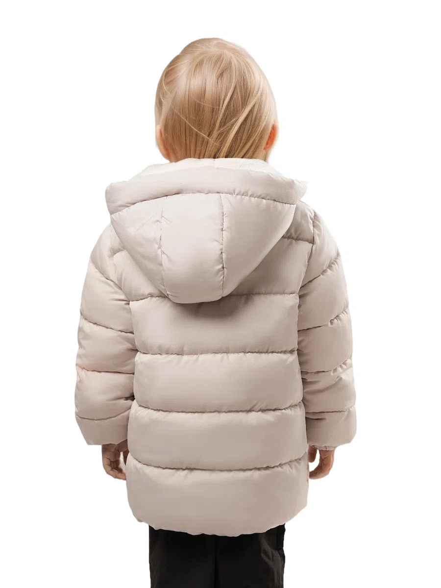 SOLOCOTE Abrigo de invierno para niñas impermeable relleno sintético forro polar capucha chaqueta acolchada