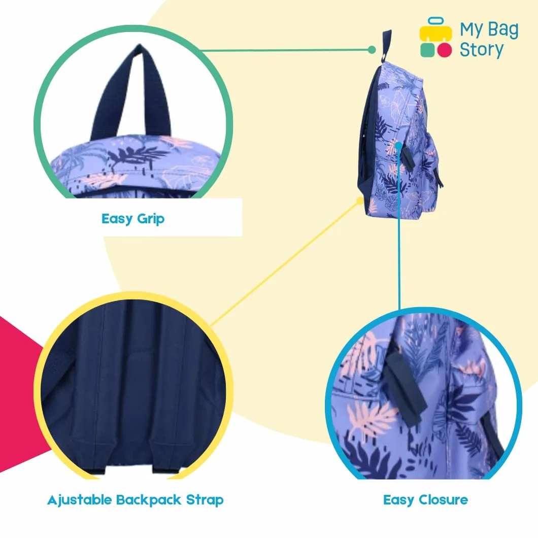 Mybagstory - Mochila Disney Stitch Lila para Niño - Escuela Primaria