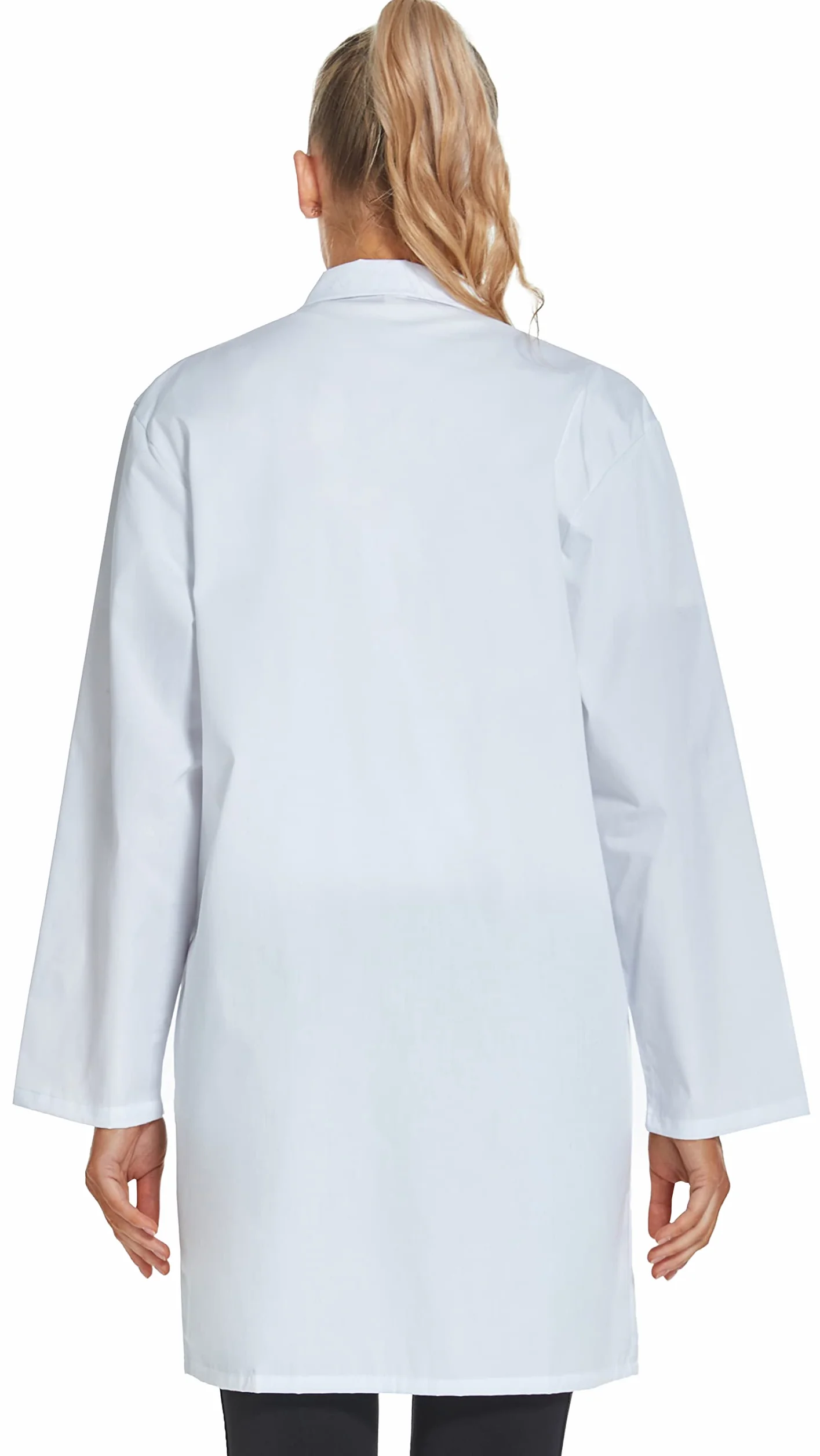 VOGRYE Professional Lab Coat chamarra de laboratorio para hombre Unisex adulto (Pack de 1)