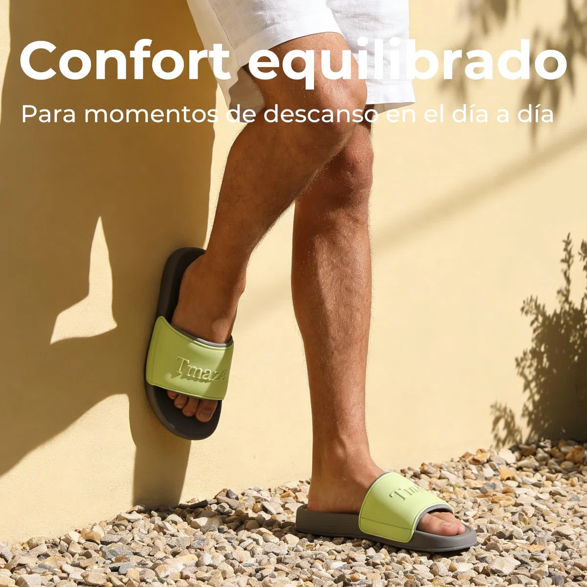 Sandalias para Hombre, Modernas y Cómodas, Estilo Casual para Interior y Exterior 39-45