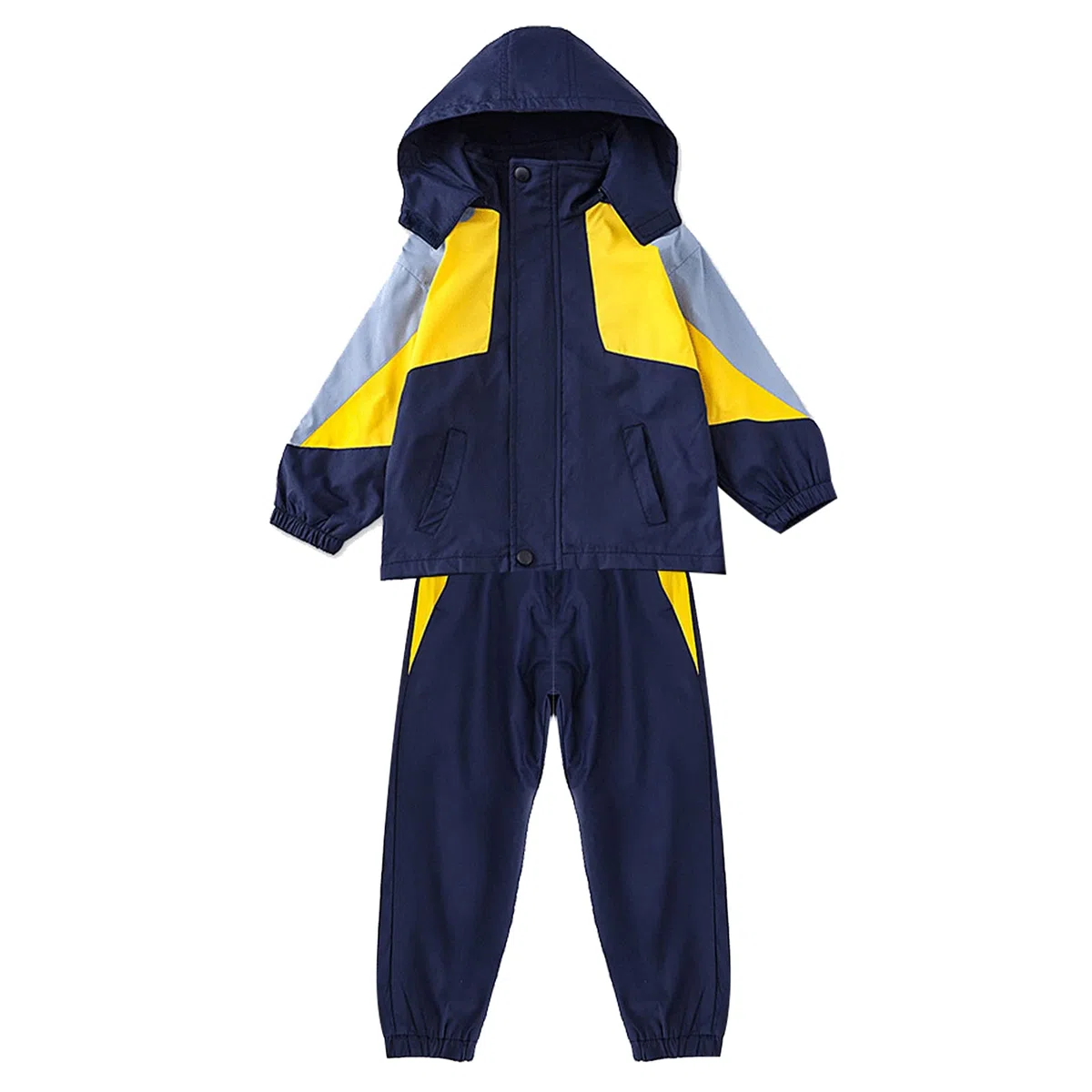 amropi Niños Chándal Chaqueta con Capucha y Forro Polar y Pantalones 3 Piezas Conjunto para 2-14 años