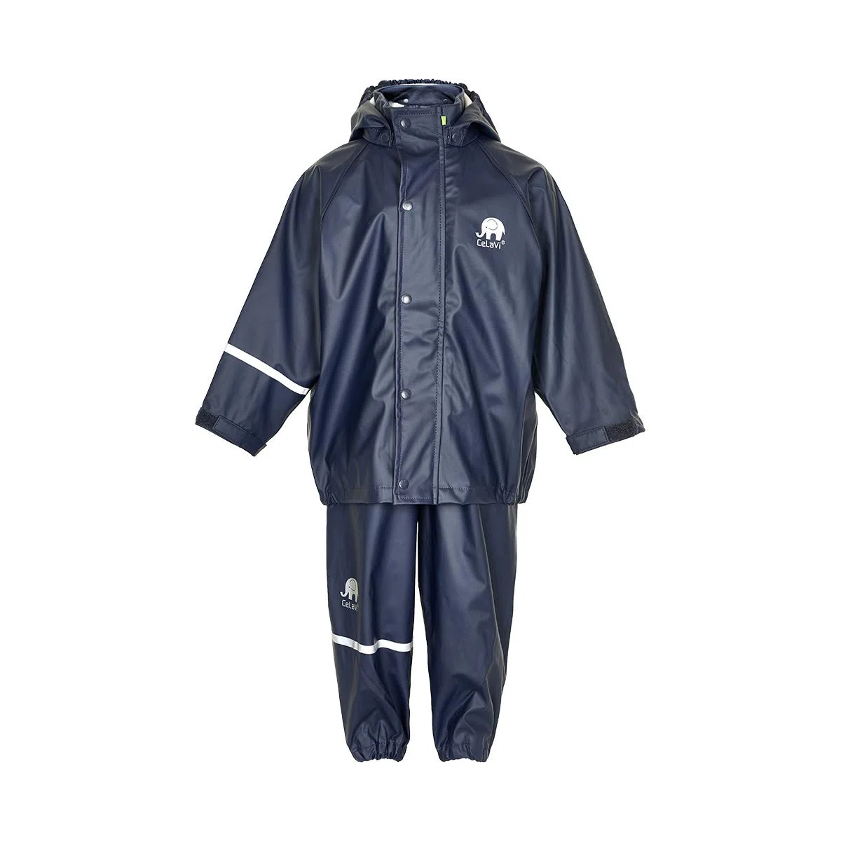 Celavi Celavi Rainwear Set CeLaVi Conjunto básico de ropa de lluvia - PU sólido Unisex niños (Pack de 1)