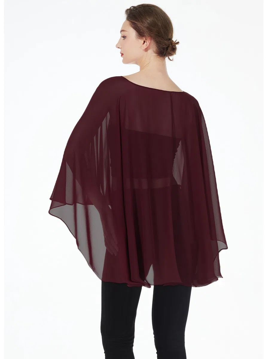 BEAUTELICATE Capa Poncho Gasa Fiesta Mujer Chales de Novia Ligero Elegante para Boda Cerimonia Evento Formal Graduación Cosplay Elf