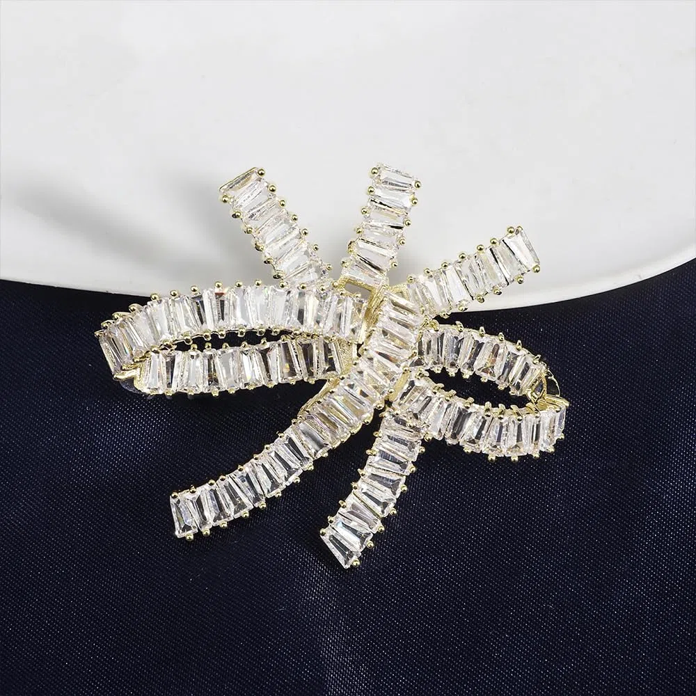 Broches para Mujer, Moda, Lazo Irregular, Broche de Solapa para Traje, Fiesta, Boda