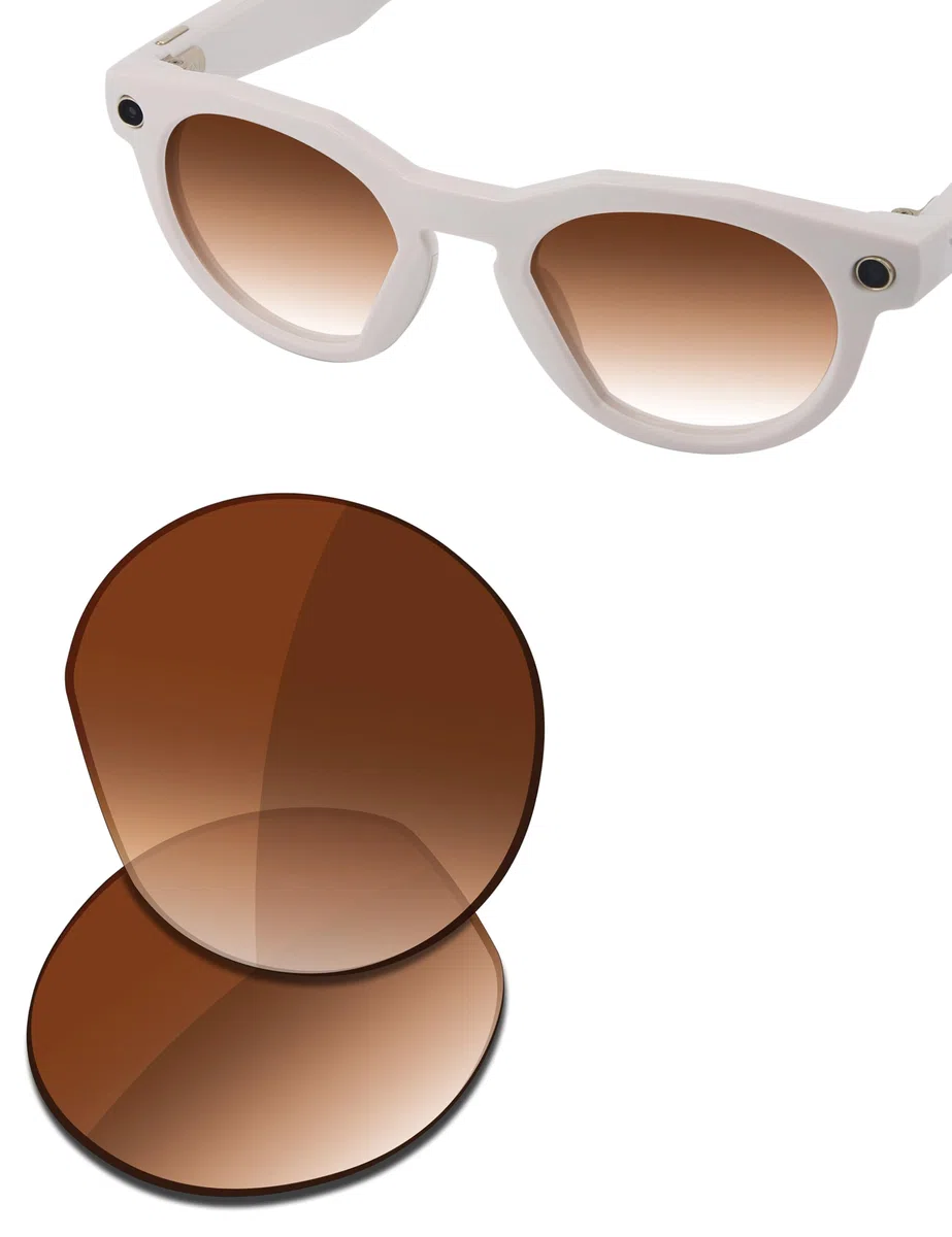 Saucer Lentes de repuesto prémium para gafas inteligentes Oakley Meta HSTN OW8002 de 51 mm
