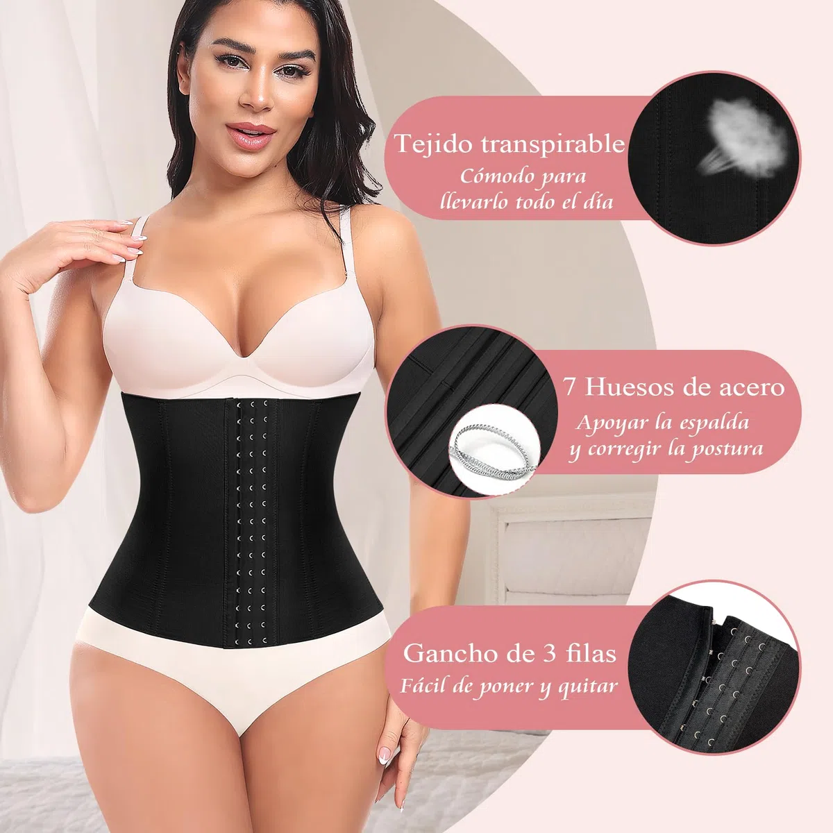 YARRCO Corset Reductor Adelgazante Mujer Abdomen