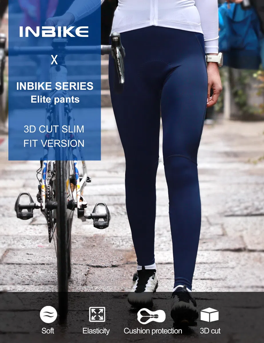 INBIKE Pantalones Ciclismo Mujer Largos Culote Bicicleta Entretiempo Ligeros Montaña MTB Transpirable